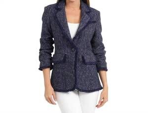 NEW LOVE TOKEN keith blazer in navy